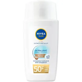 NIVEA Ultra Light Daily Fluid getönt Creme LSF 50+ 40 ml