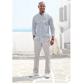 John Devin Langarmhemd Regular Fit Grau M