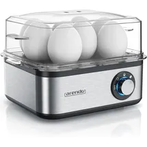 Arendo Eight-cook 8 Eier + Eipicker Silber
