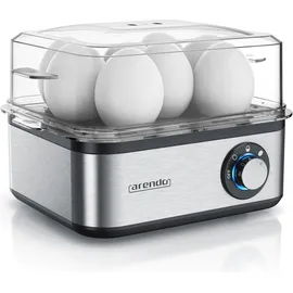 Arendo Eight-cook 8 Eier + Eipicker Silber