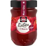 Schwartau Konfitüre Extra 3 Beeren, passiert, Maxi-Glas, 600g