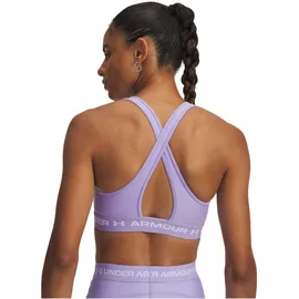 Under Armour Crossback Mid Bra Transparent/Weiß L