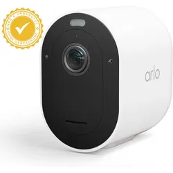 Arlo Pro 5 Überwachungskamera Aussen WLAN, 2K+ HDR Video, Kabellos, Verbesserte Farbnachtsicht, 160° Blickwinkel, Spotlight, 2-Wege Audio, Alarm Sirene + Arlo Secure