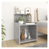 vidaXL Nachtschrank Betongrau 40 x 35 x 60 cm Grau