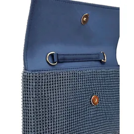 GUESS Abendtasche Zalina Mini Flap Clutch Slate