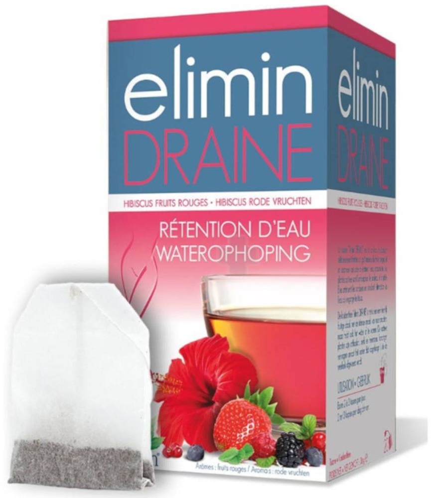 elimin® DRAINE Thé Fruits Rouges 20 g sachet(s) filtre(s)