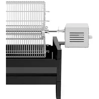 ROGONPDK 220V Edelstahl Röster Spanferkelgrillmotor | 25W Rotisserie Elektromotor Drehspieß | 2.5r/min Grillmotor Elektrogrill Motor | BBQ-Rotissore-Motor Arbeitsumgebung: -15~45°C