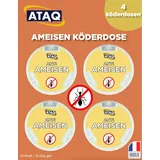 ATAQ Ameisen fallen x4 - Ameisen fallen für draußen und gegen Ameisen im Haus - Ameisenmittel - Ameisenfallen bei akutem Ameisenbefall - Wirkt schnell und effektiv