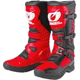 O'Neal | Motocross-Stiefel | Motorrad Enduro | Innerer Knöchel-, Fuß, und Schaltzonenschutz, Perforiertes Innenfutter, hochwertiger Mikrofaser | Boots RSX | Erwachsene | Rot | Größe 47