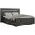 MKS Boxbett, GOLD-9 Led, 160/200 Dunkelgrau Kunstleder - H3
