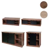 Mendler HWC-K75 TV-Rack 0 cm Braun Holz, Spanplatte