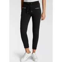 Bruno banani Jerseyhose Saum-Bündchen Gr. 40 - N-Gr, schwarz,