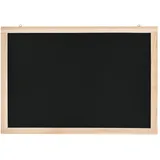 vidaXL Wandtafel Zedernholz 40 x 60 cm Schwarz