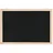 vidaXL Wandtafel Zedernholz 40 x 60 cm Schwarz