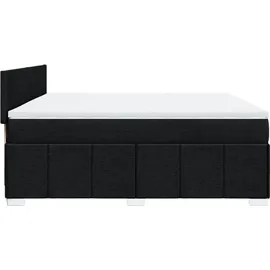 vidaXL Boxspringbett 180 x 200 cm Schwarz