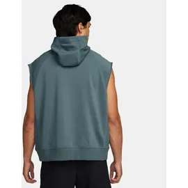 Nike Dri-FIT Fleece ärmelloser Hoodie petrol M