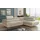 Sofnet Eckcouch Cord mit Schlaffunktion 3-Sitzer Beige