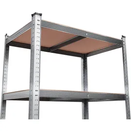 Tronitechnik Schwerlastregal Holz 40 x 90 x 180 cm silber