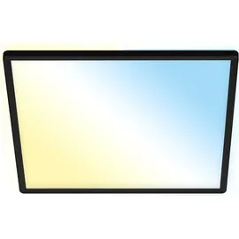 Briloner Brilo Wifi Deckenleuchte Slim Smart App- Sprachgesteuert CCT Schwarz 42 cm