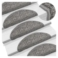 vidaXL Stufenmatte 56 x 17 cm Grau
