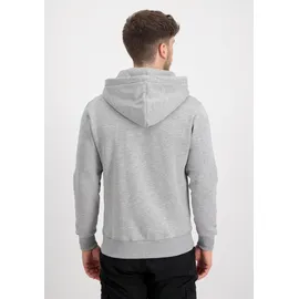 Alpha Industries Basic Reißverschlusspullover Grey Heather S
