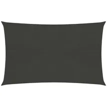 vidaXL Sonnensegel 160 g/m2 Anthrazit 2x4,5 m HDPE