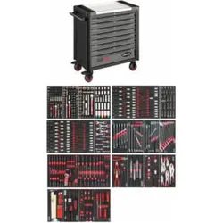 VIGOR 1000 XL Edelstahl inklusive Sortiment 499-teilig V4481-X/499 ∙ Gesamtlänge: 907 mm ∙ Anzahl Werkzeuge: 499