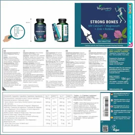 Vegavero Strong Bones Tabletten 180 St.