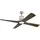 FARO LED Barcelona 130 cm Deckenventilator chrom/braun inkl. Fernbedienung