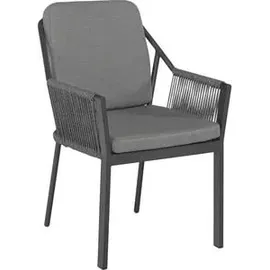 TIERRA Outdoor Gartensessel Liv 61 x 81 x 58 cm grau