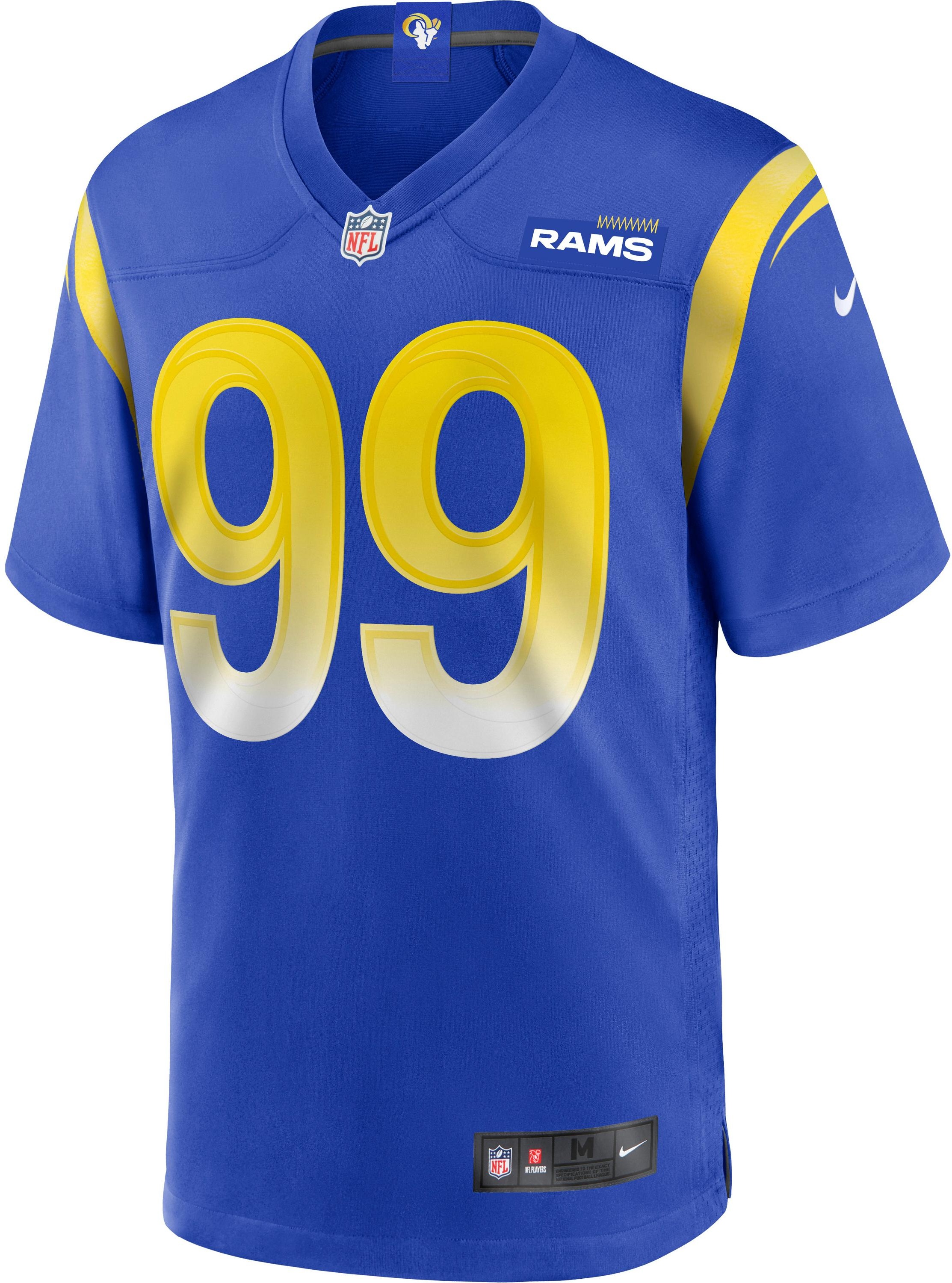 Nike Los Angeles Rams Aaron Donald 99 Spielertrikot Herren in hyper royal - aaron donald, Größe L - blau