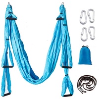 Aerial Yoga Hängemattel, Ultra Starke Yoga Hängematte Trapez Verlängerung, Antigravitität Decke hängen Yoga Sling Inversion Übungen