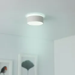 Einbaustrahler Rahmen rund indirektes Licht - Farbe: Weiß - LED Leuchtmittel: GU...