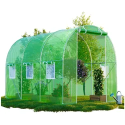 GARMIO® Foliengewächshaus CICATA, Tomatenzelt, winterfest, 3x2x2m, Frühbeet, Pflanzenhaus, Gemüse und Obst, Hochbeet
