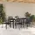 vidaXL Garten Essgruppe 7 pcs Anthrazit Pulverbeschichteter Stahl - Grau