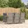 vidaXL Garten-Essgruppe 7-tlg. Grau