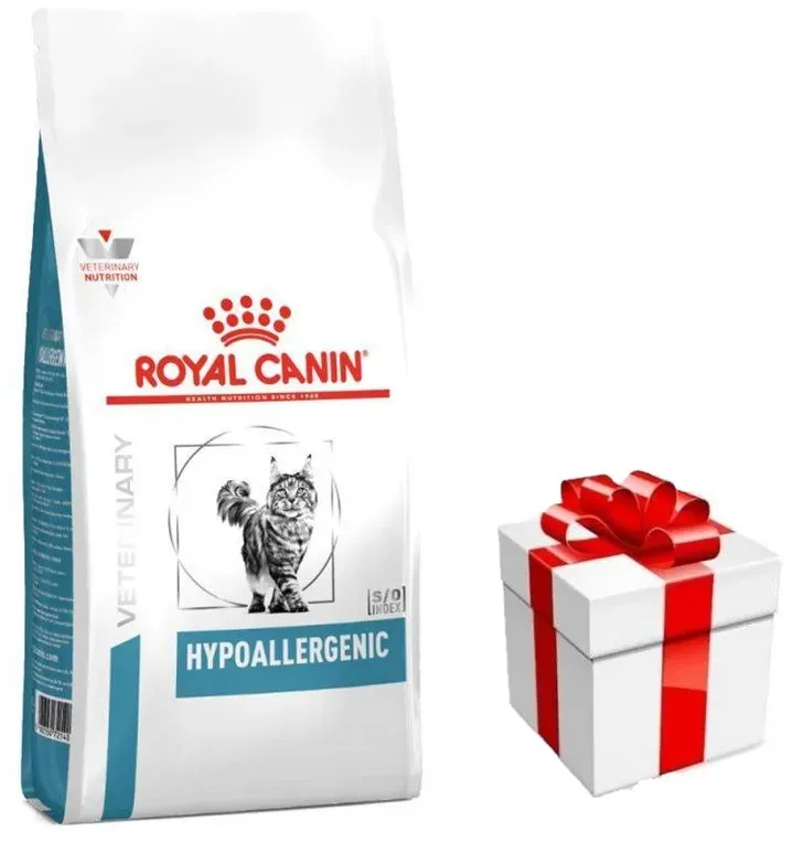 ROYAL CANIN Hypoallergenic DR25 4,5kg + Überraschung für die Katze
