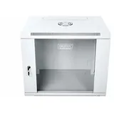 Digitus CATlink Wallmount cabinet 9U, 600x450mm, grey RAL 7035 (9 HE, 19 Zoll Rack), Serverschrank, Grau