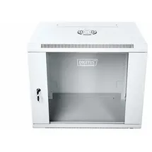 Digitus CATlink Wallmount cabinet 9U, 600x450mm, grey RAL 7035 (9 HE, 19 Zoll Rack), Serverschrank, Grau
