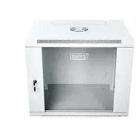 Digitus CATlink Wallmount cabinet 9U, 600x450mm, grey RAL 7035 (9 HE, 19 Zoll Rack), Serverschrank, Grau