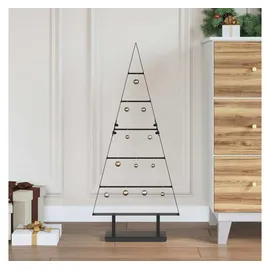 vidaXL Weihnachtsbaum Metall Schwarz 90 cm