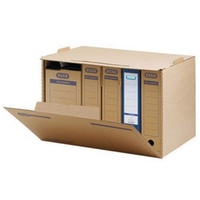 Elba Archivbox tric System 100421093 für DIN A4 naturbraun