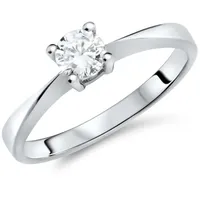 JEWLIX Verlobungsring Hochwertiger JEWLIX Verlobungsring aus 925 Silber mit Zirkonia VR0017 silberfarben 52