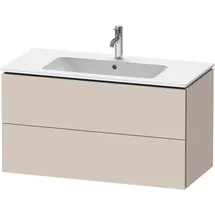 Duravit Waschtischunterschrank L-Cube 102x48,1cm, Tau matt, 2 Schub., wandhängend