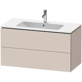 Duravit Waschtischunterschrank L-Cube 102x48,1cm, Tau matt, 2 Schub., wandhängend
