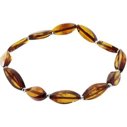 Armband OSTSEE-SCHMUCK "Ostsee-Schmuck Armband Tasja Armband Tasja", braun, Armbänder, Damen, 19cm, Bernstein