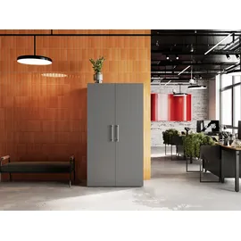 Respekta Küchenzeile Peter 104 cm grau