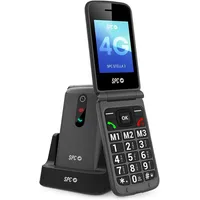 SPC Stella 3 4G Klapphandy Senioren SOS Ladestation große Tasten 103dB Schwarz