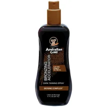 Australian Gold Dark Tanning Accelerator Spray Gel mit Bronzer, 237ml (10139)