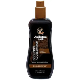 Australian Gold Dark Tanning Accelerator Spray Gel mit Bronzer, 237ml (10139)